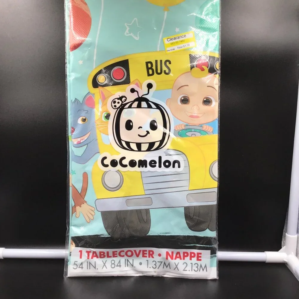 Cocomelon Plastic Table Cover